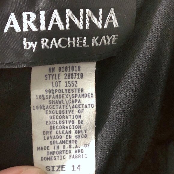 Arianna Black Velvet Copper Rose Embroidery Sleeveless Maxi Dress 14 - Picture 2 of 12